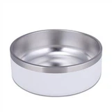 Tigela de cachorro anti -slip de aço inoxidável
